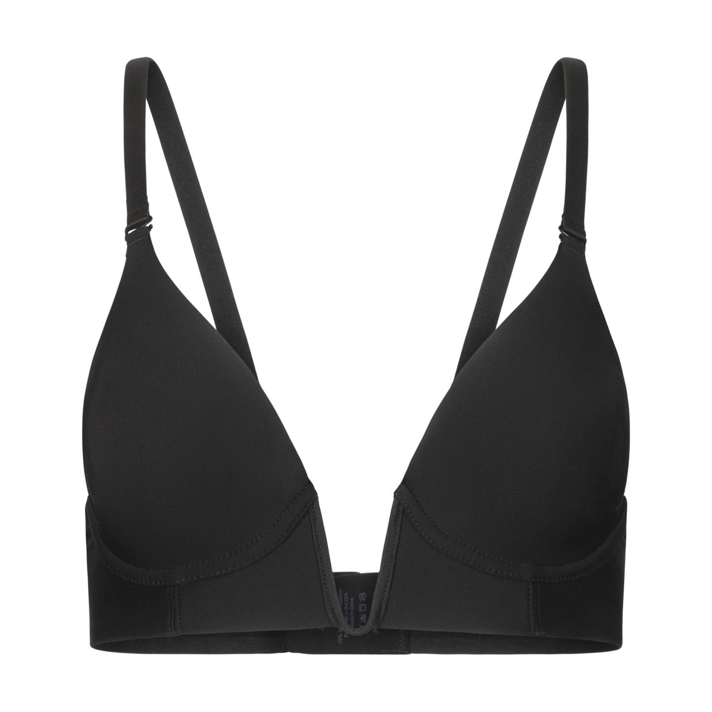 The Finally V Plunge Bra Black