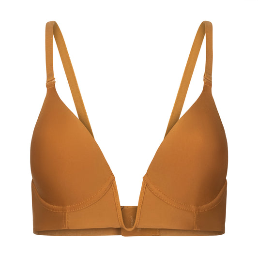 The Finally V Plunge Bra Honey